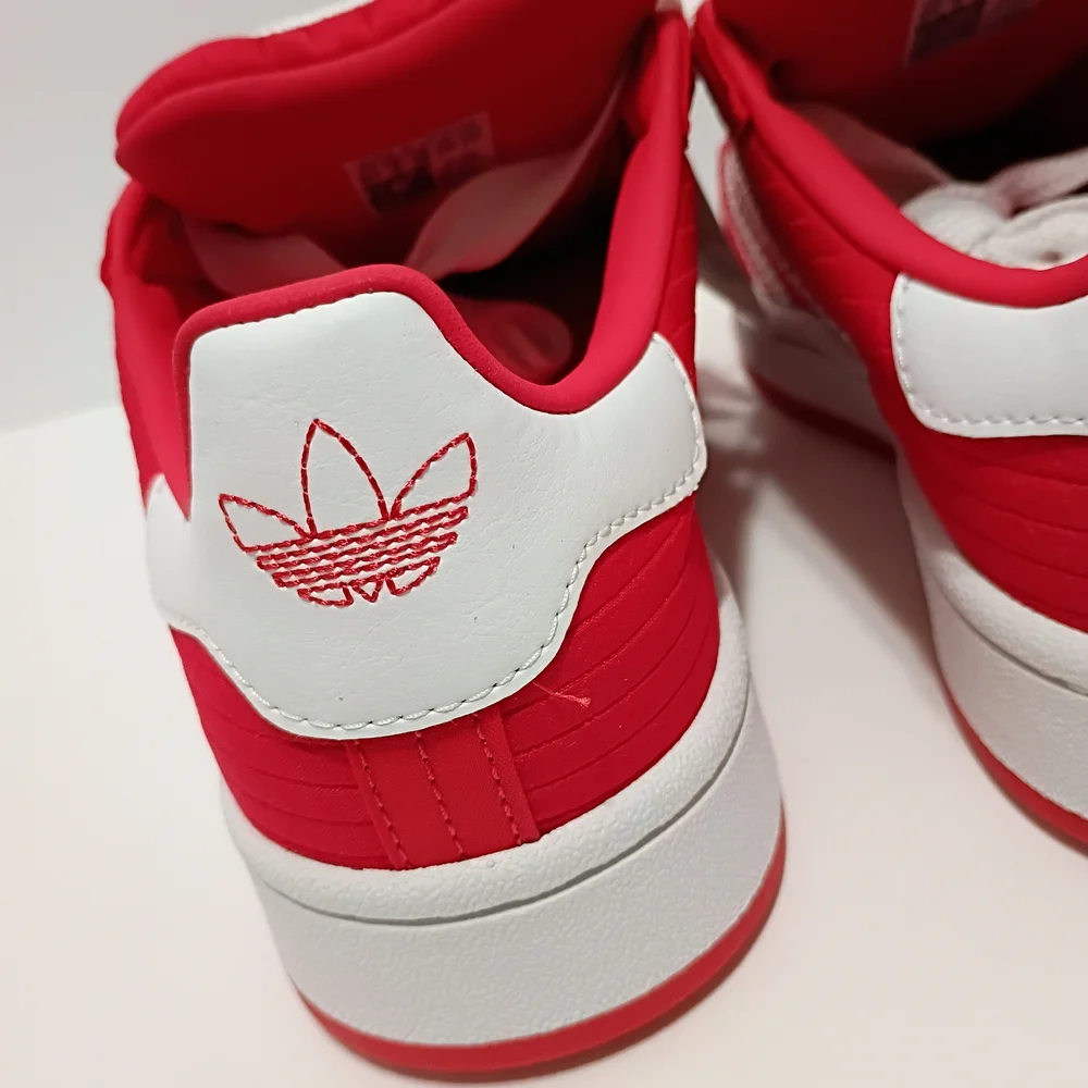 Adidas Campus 00s Red Halo Blush Premium Suede Sneakers - Picture 8 of 14